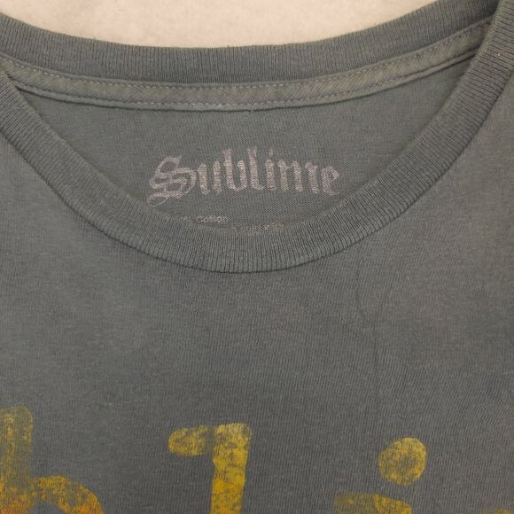 Sublime Band Short Sleeve Crew Neck Graphic Shirt Mens Size Extra Large XL Blue - Picture 4 of 10